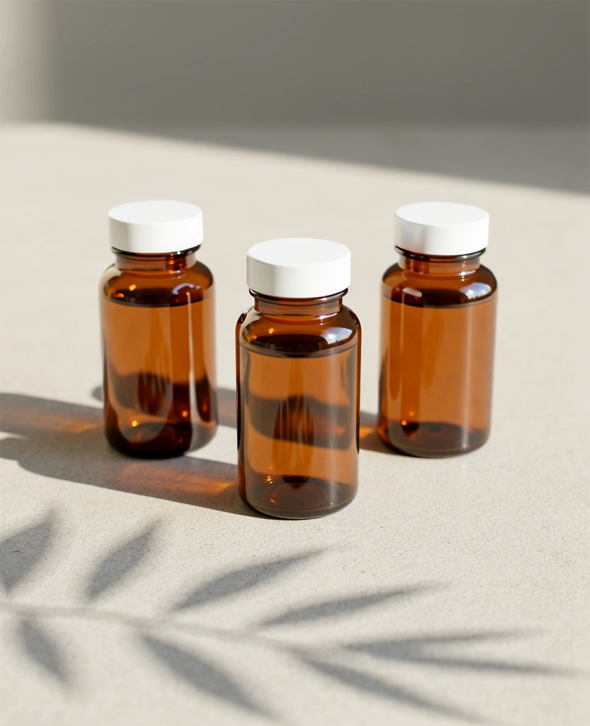 Premium natural supplement containers